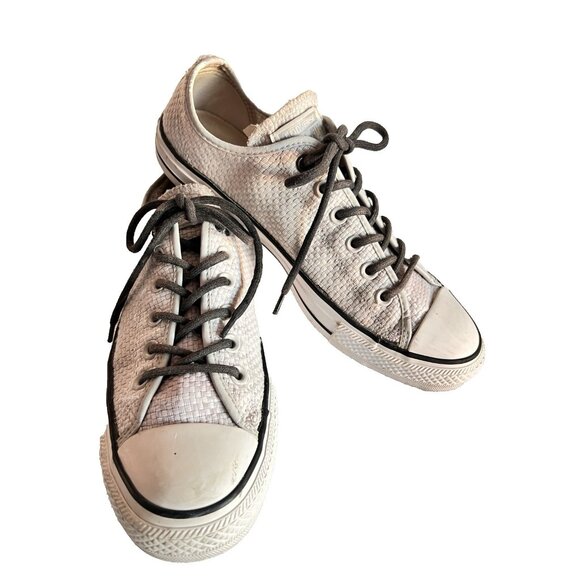 CONVERSE Chuck Taylor Mens Size 10 Womens Sz 11 All-Star Ox White CTAS OX White - Picture 1 of 12